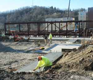 Construction on Deck on track to have roof soon